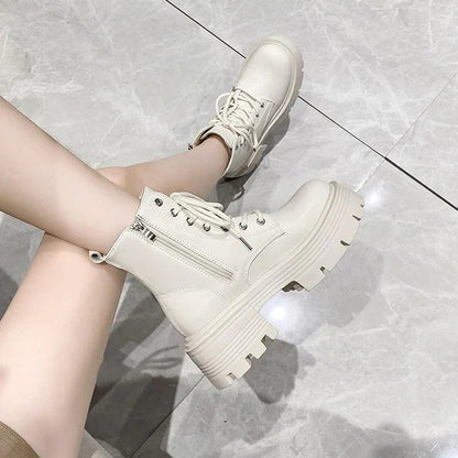 Fall Platform Combat Boots