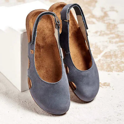 Cutout Slingback Flats
