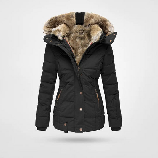 Fall Fur-Lined Puffer Jacket