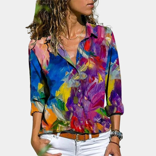 Abstract Print Shirt