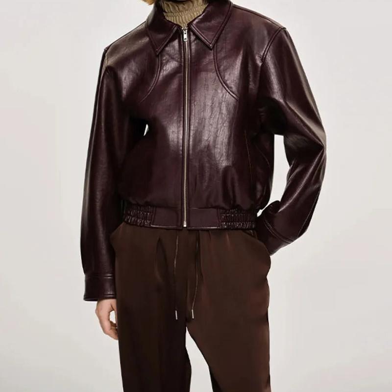 HAZELINE - BURGUNDY CHIC LEATHER