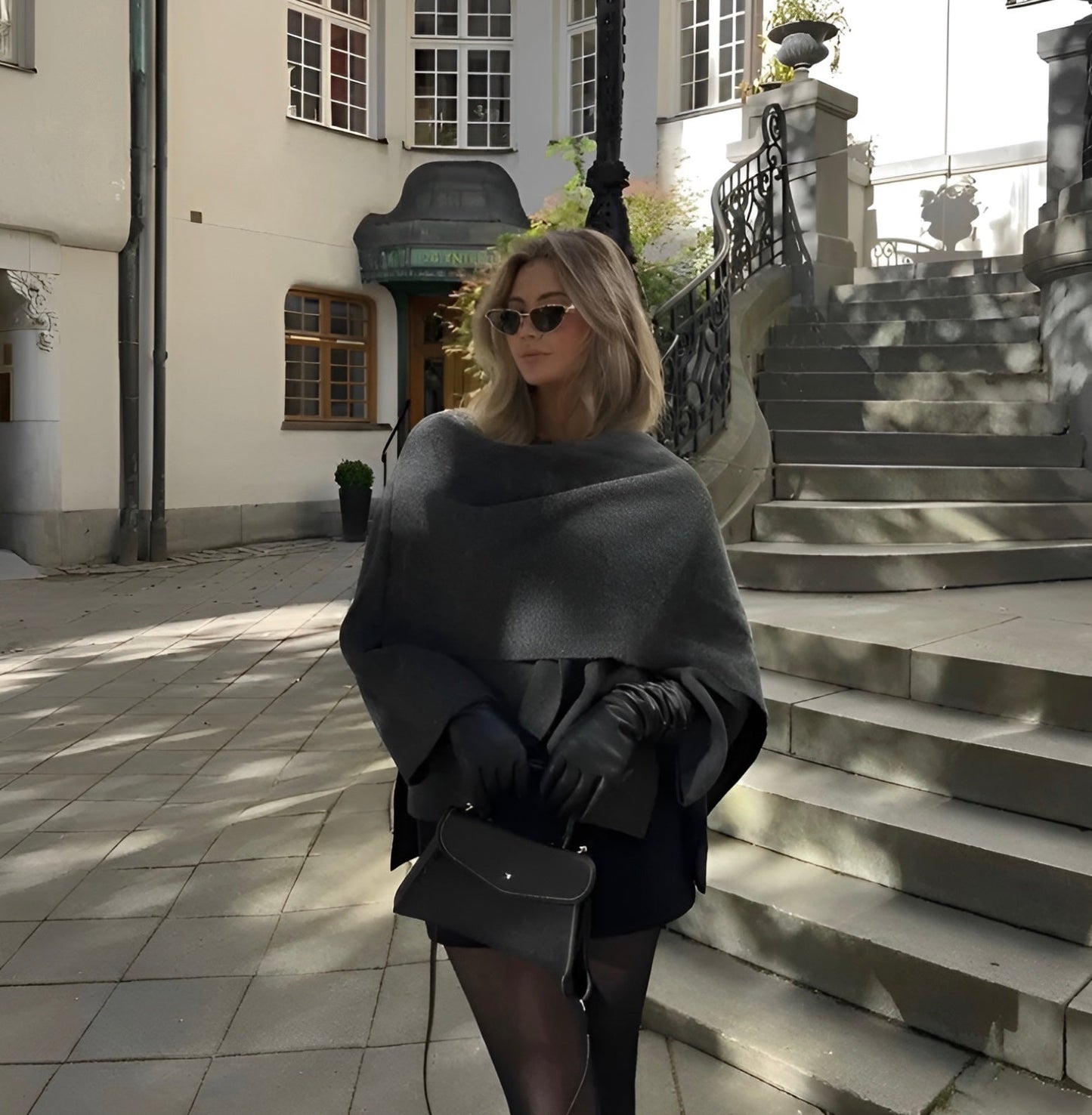 ELLE - LUXE VIRAL CAPE COAT