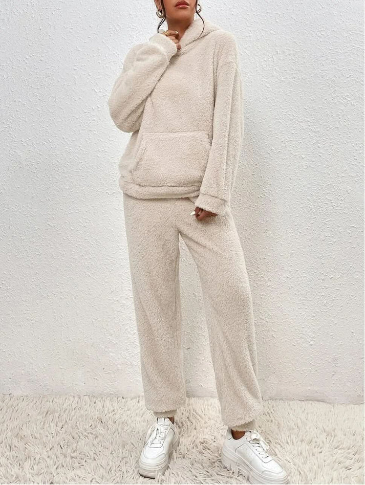 Fall Fleece Hoodie And Pants Set