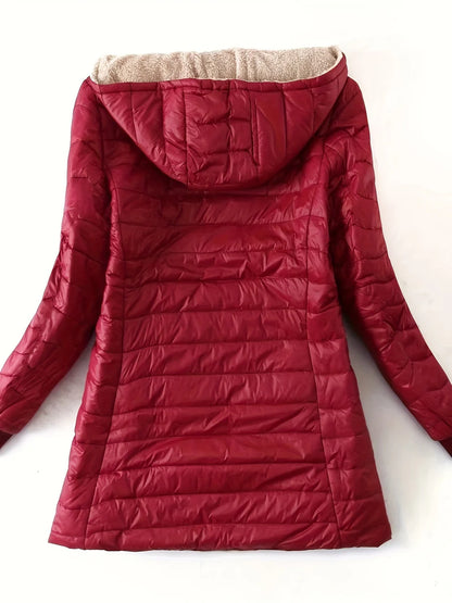 Quilted Hooded Jacket With Lining