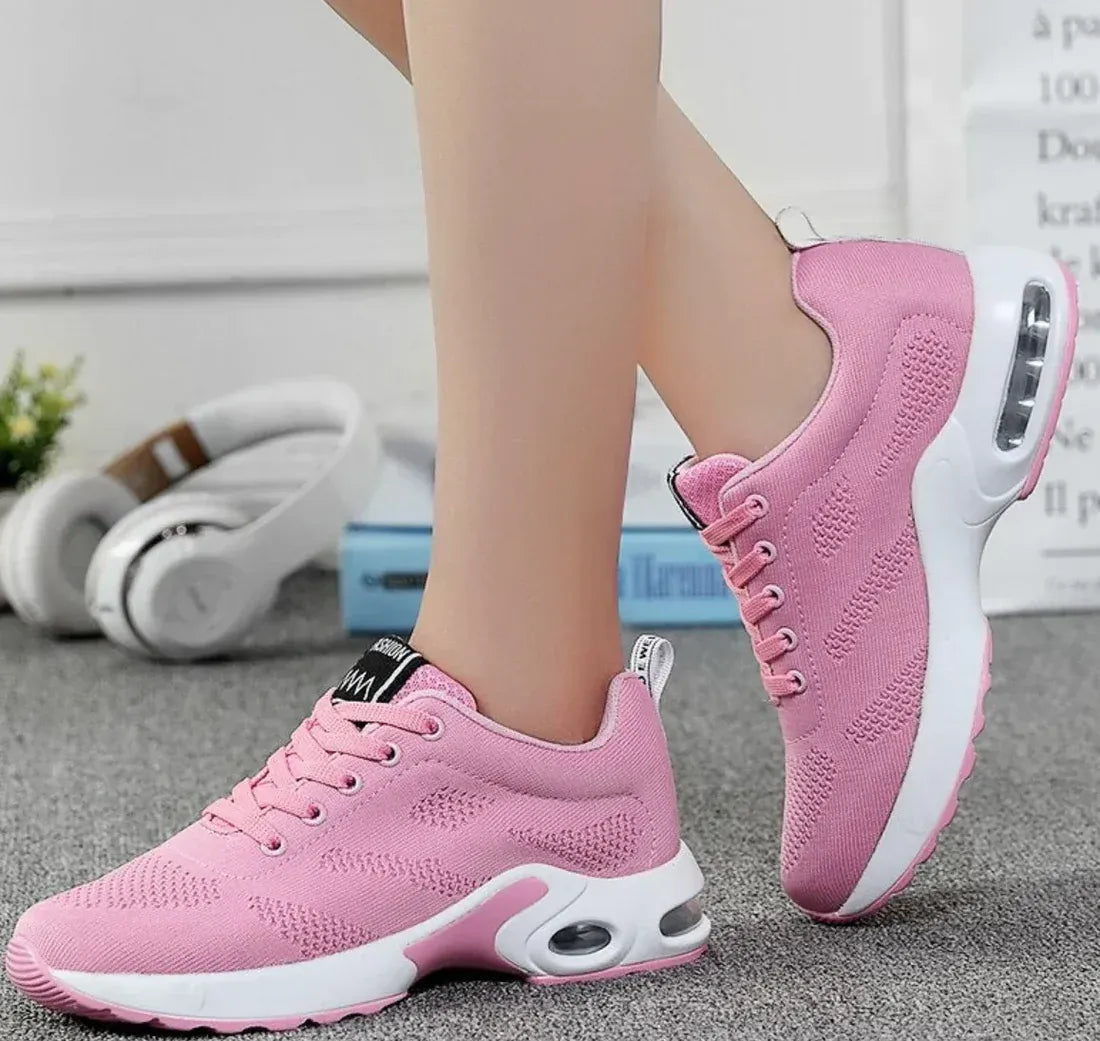 Mesh Lace-Up Sneakers