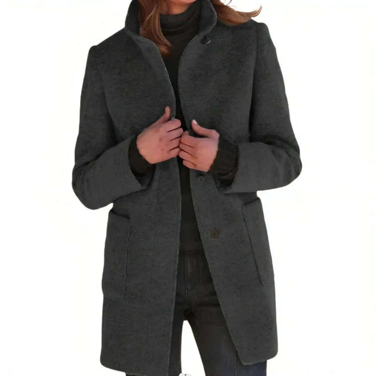Fall Stand-Collar Coat