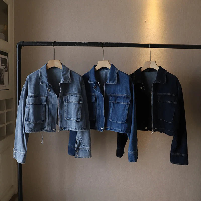 Fall Utility Denim Jacket
