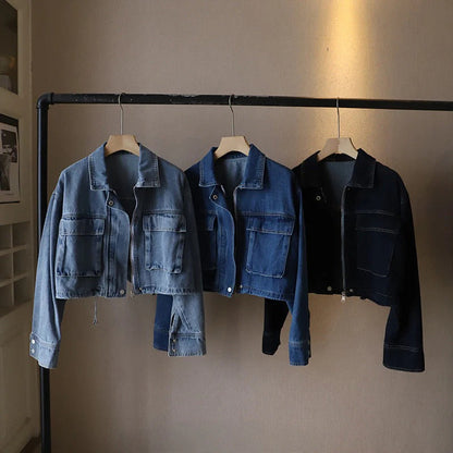 Fall Utility Denim Jacket