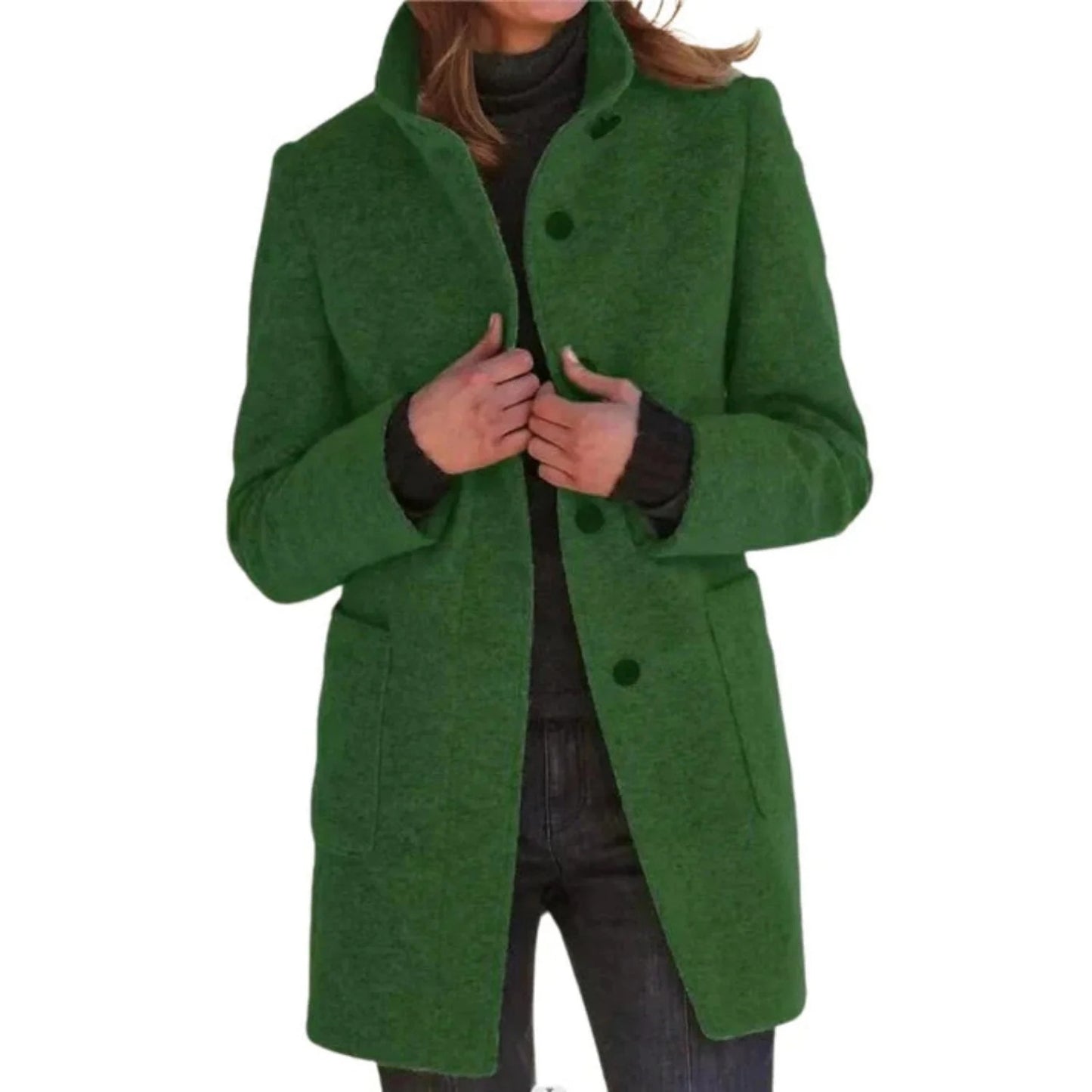 Fall Stand-Collar Coat