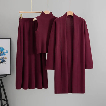 Three-Piece Knit Set