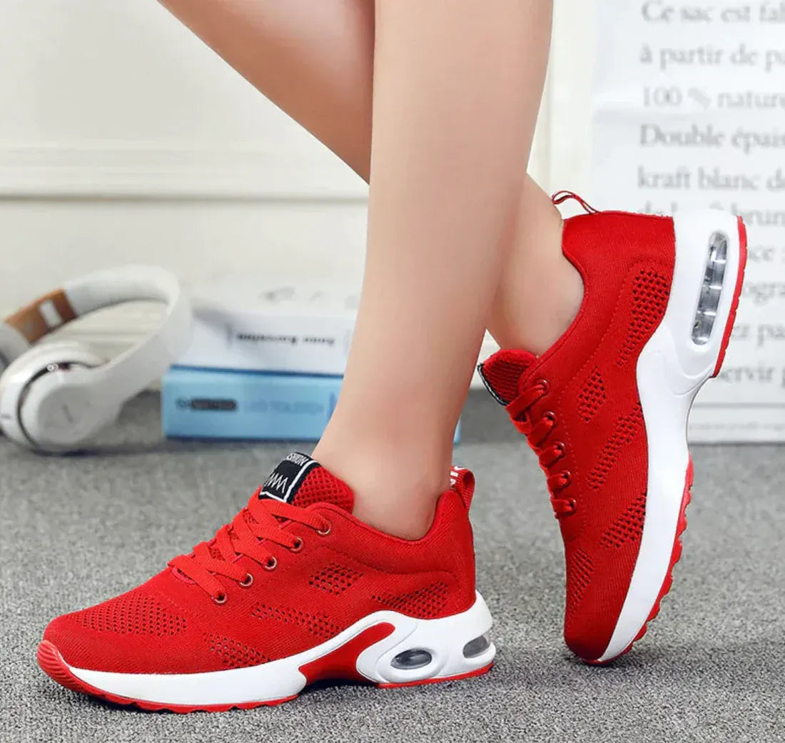 Mesh Lace-Up Sneakers
