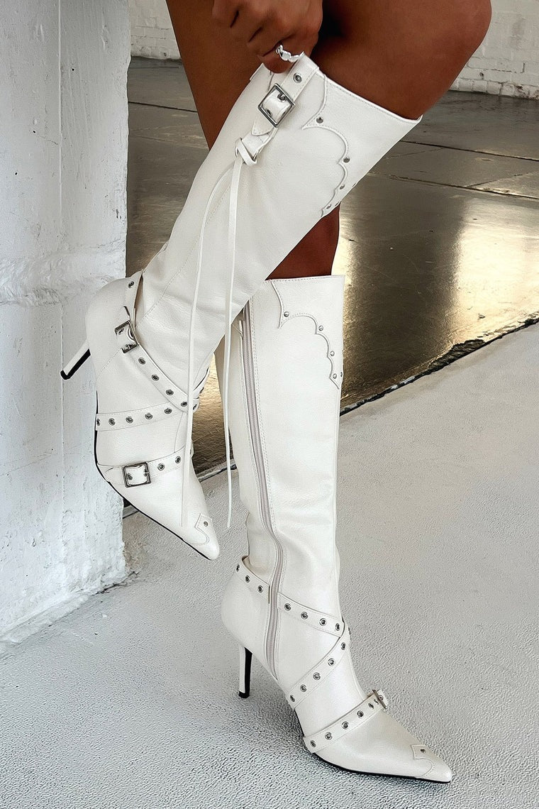 Fall Studded Tall Boots