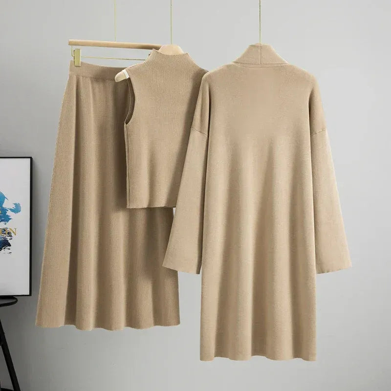 Three-Piece Knit Set