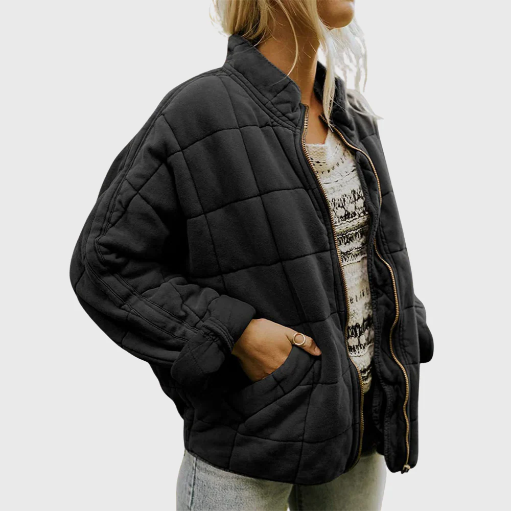 Fall Quilted Zip Jacket