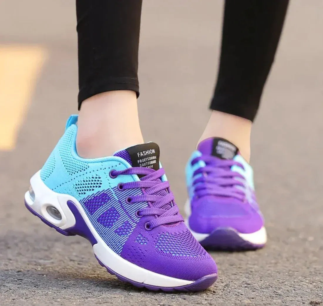 Mesh Lace-Up Sneakers