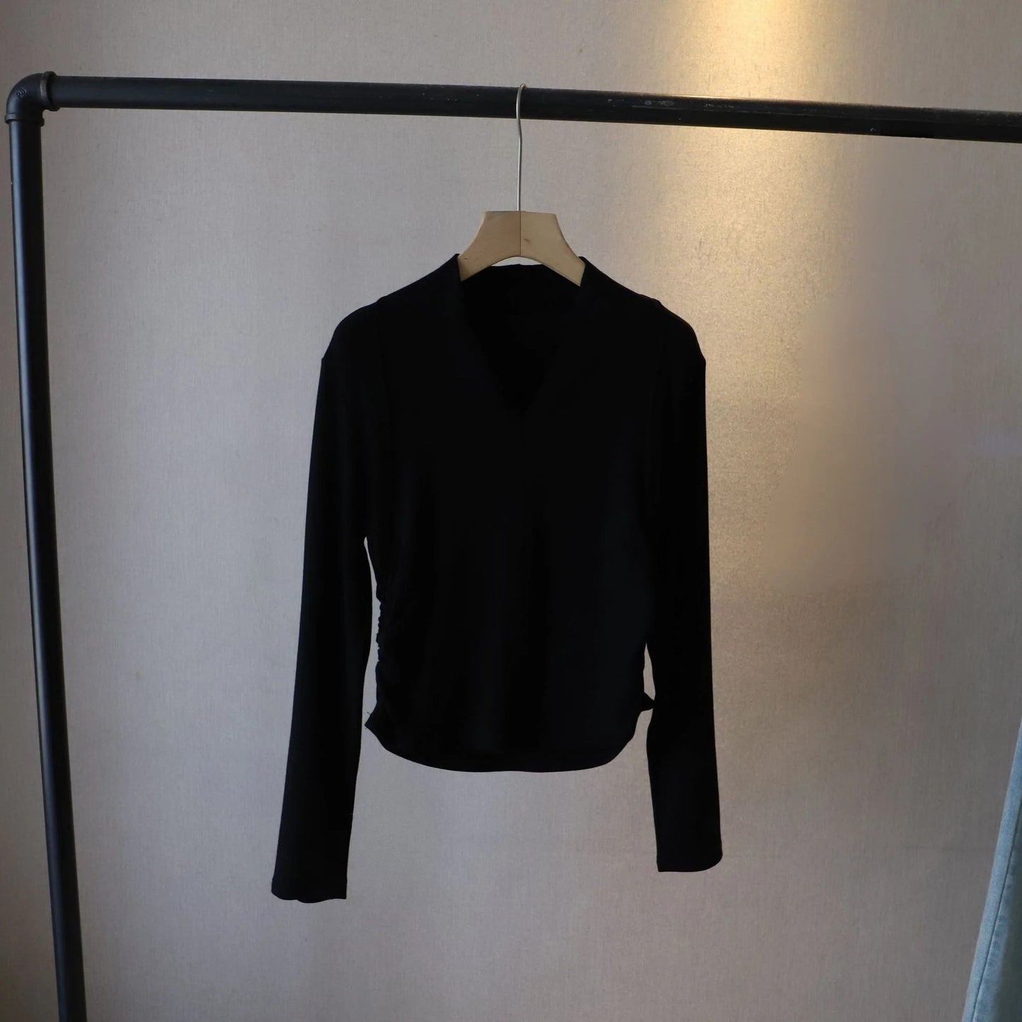 V-Neck Long-Sleeve Top