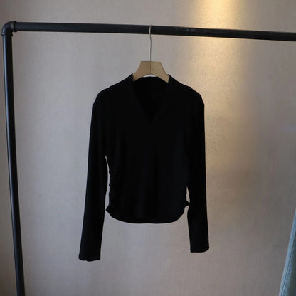 V-Neck Long-Sleeve Top