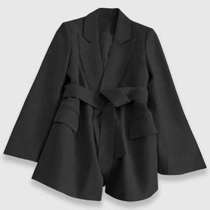 Fall Belted Blazer Coat