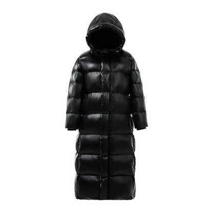 Fall Hooded Longline Puffer Coat