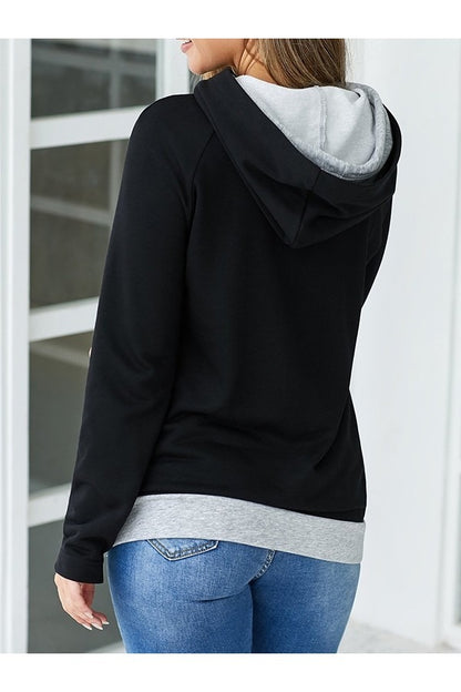 Fall Dual-Tone Hoodie