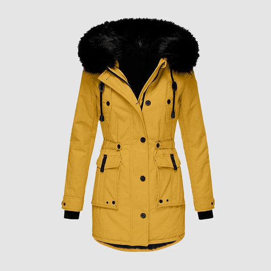 Drawstring Hooded Parka