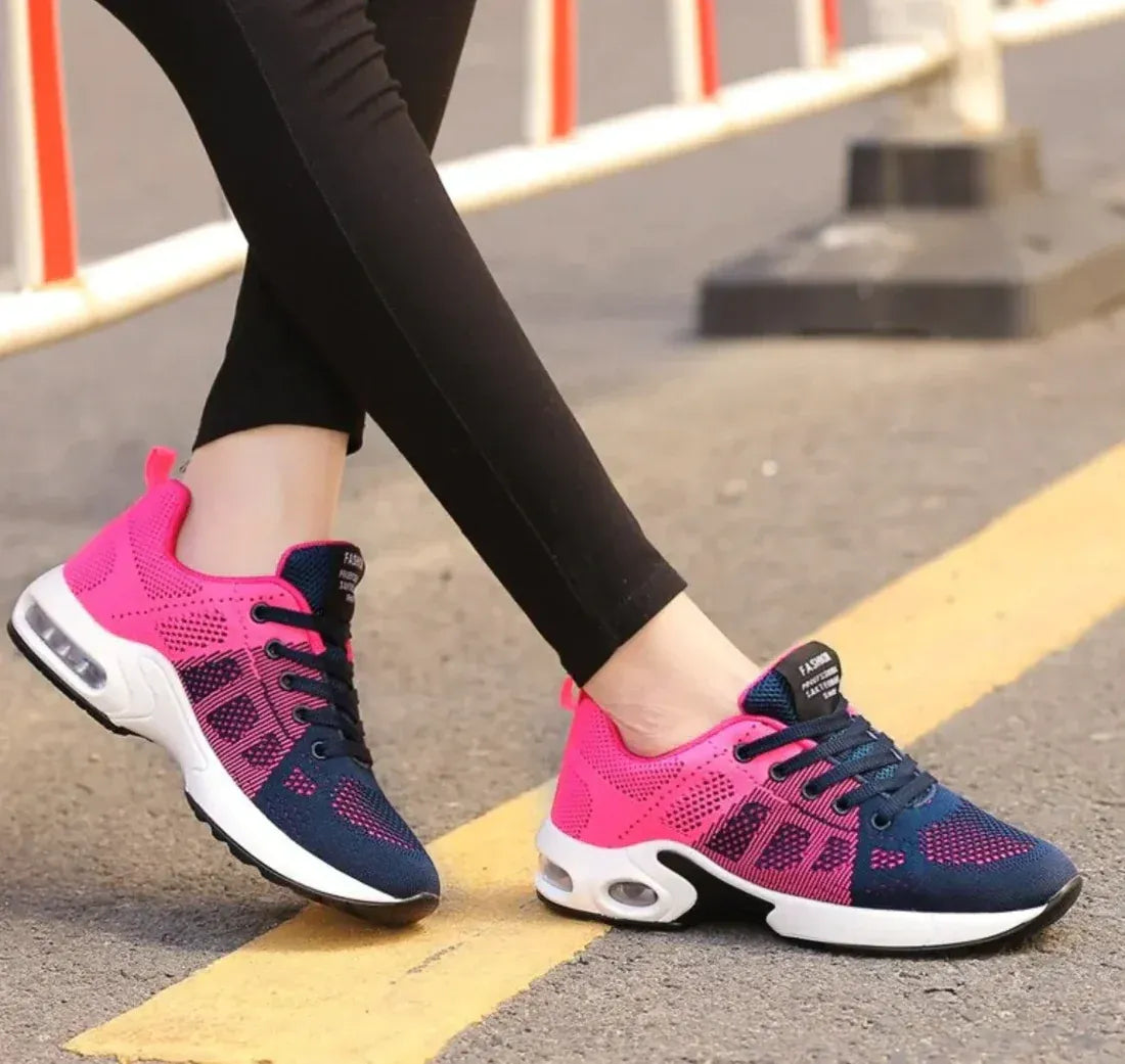 Mesh Lace-Up Sneakers