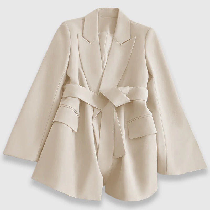 Fall Belted Blazer Coat