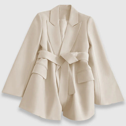 Fall Belted Blazer Coat