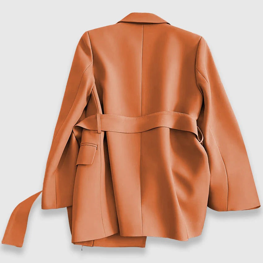 Fall Belted Blazer Coat