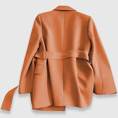 Fall Belted Blazer Coat