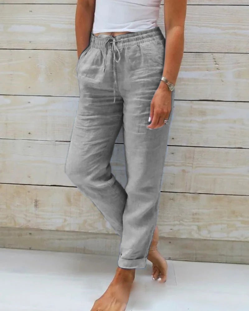 Linen Casual Pants - Lightweight, Breathable Comfort