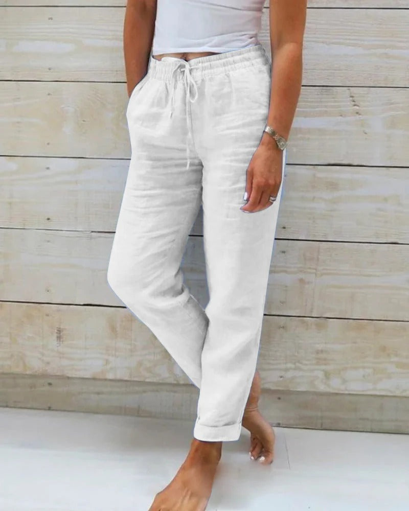 Linen Casual Pants - Lightweight, Breathable Comfort