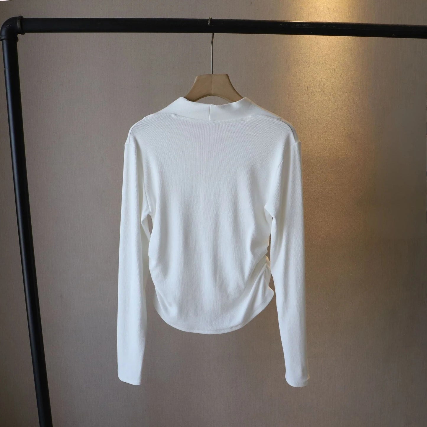 V-Neck Long-Sleeve Top