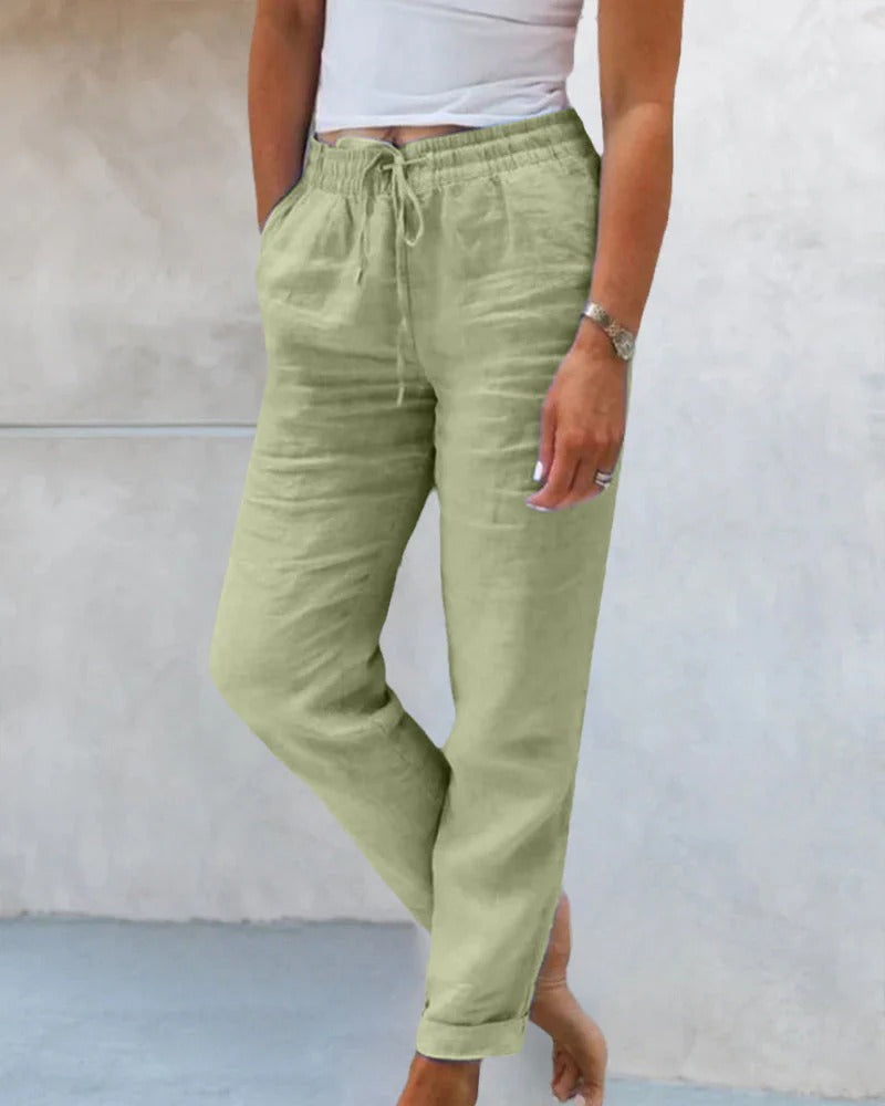Linen Casual Pants - Lightweight, Breathable Comfort