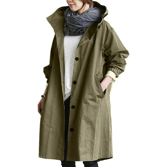 Fall Oversized Button Coat