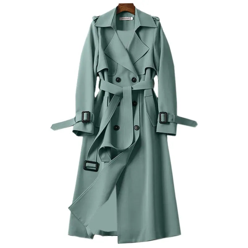 Fall Double-Breasted Trench Coat