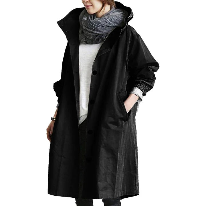 Fall Oversized Button Coat