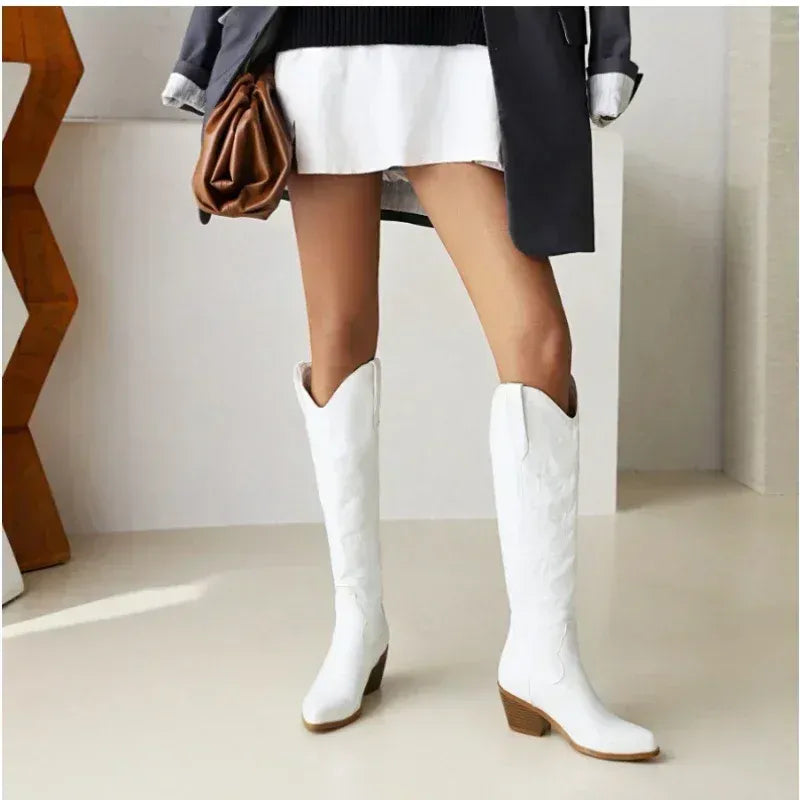 Fall Western Knee-High Boots