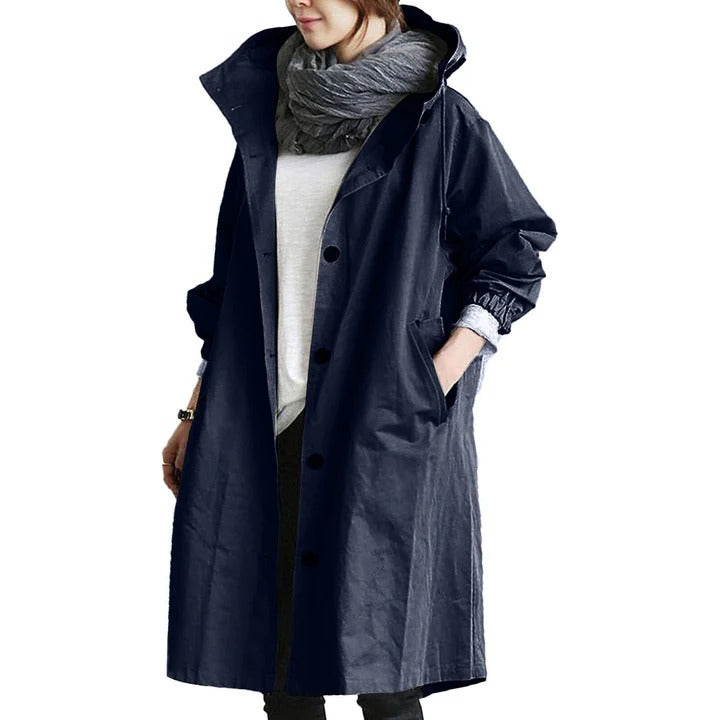 Fall Oversized Button Coat