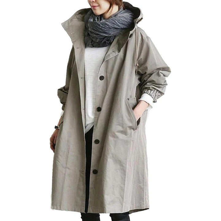 Fall Oversized Button Coat