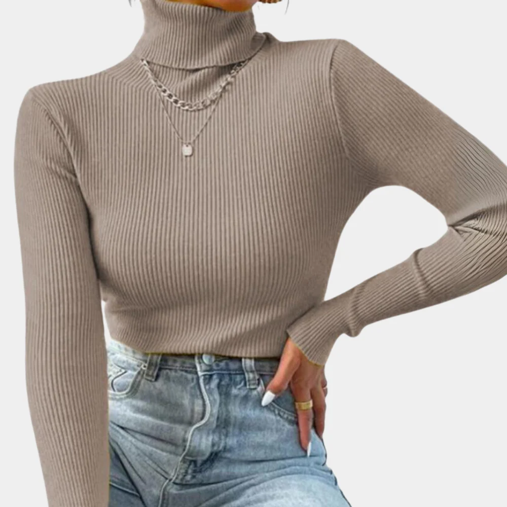 Fall Ribbed Turtleneck