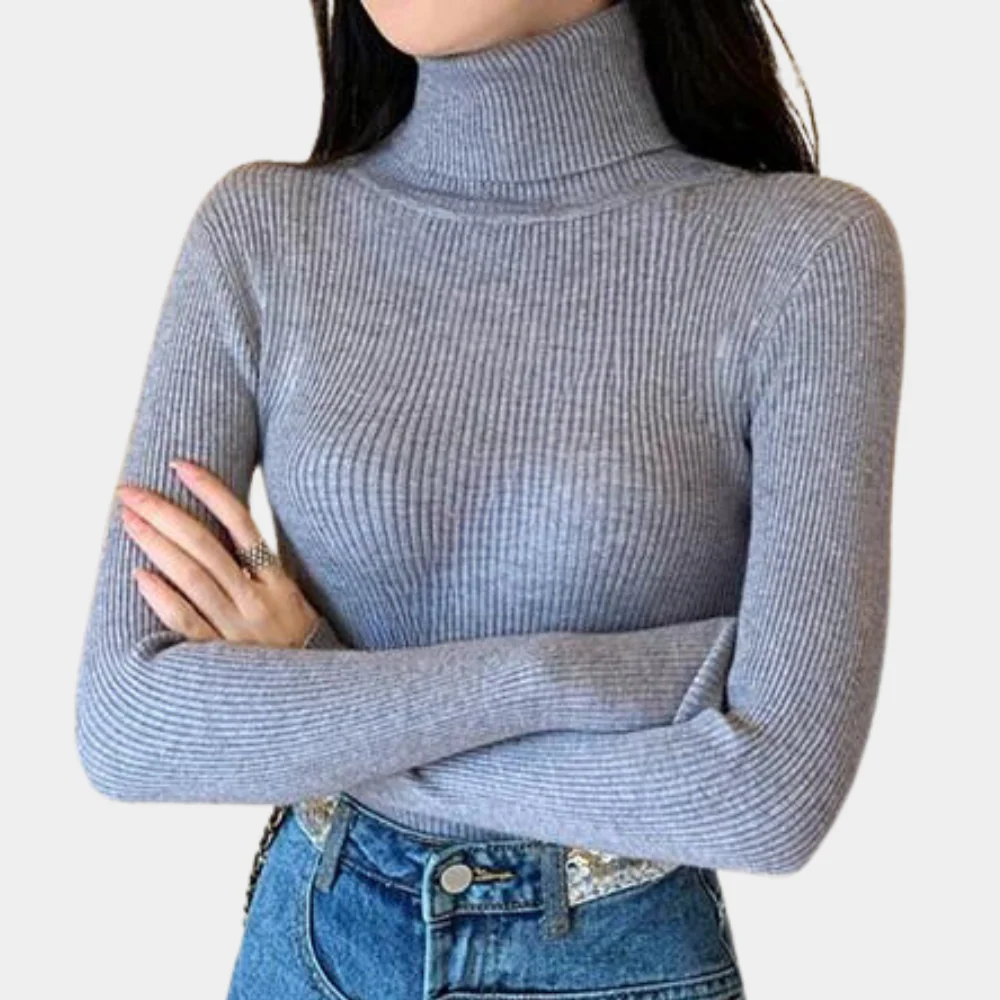 Fall Ribbed Turtleneck