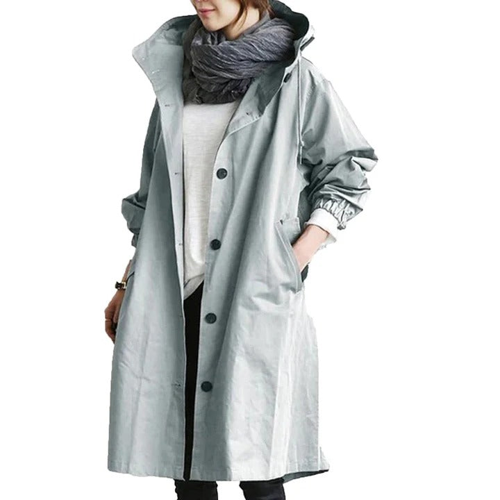 Fall Oversized Button Coat