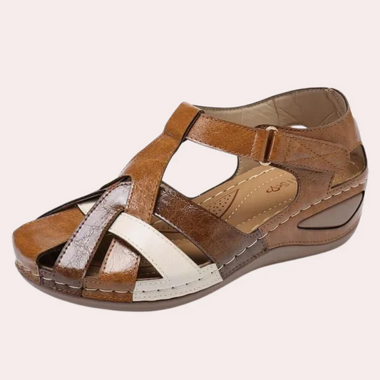 Multi-Strap Closed-Toe Sandal