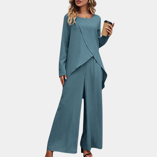 Draped Two-Piece Set