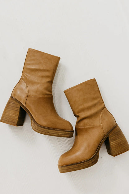 Fall Block Heel Mid Boots