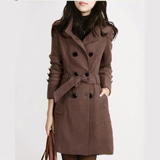 Double-Breasted Tailored Coat