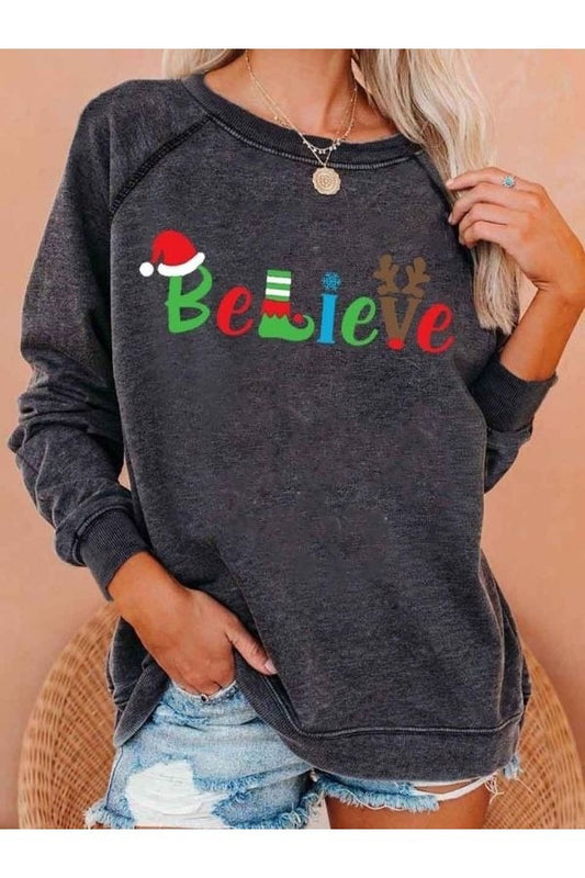Believe Holiday Sweatshirt