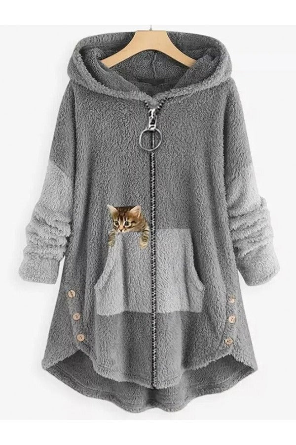 Fall Hooded Fleece Jacket
