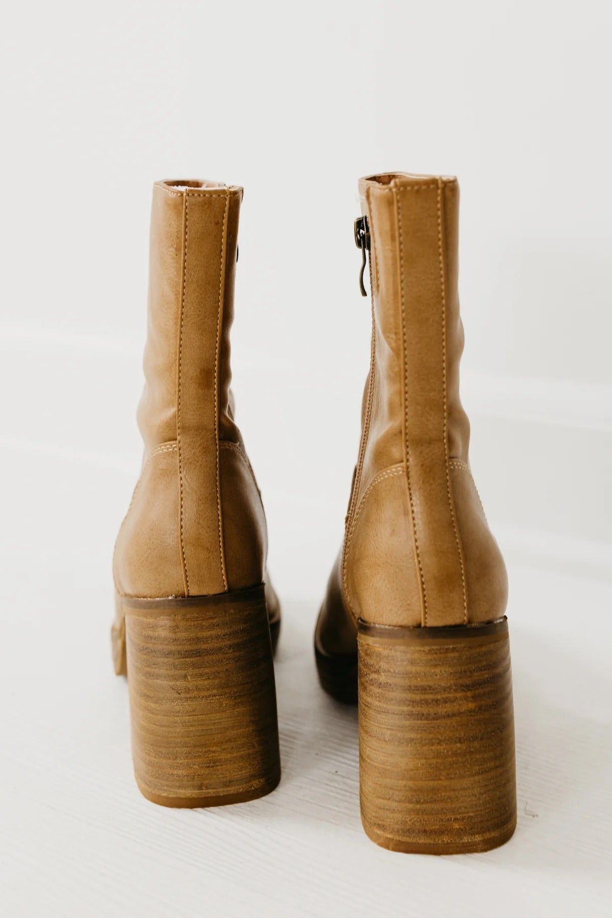 Fall Block Heel Mid Boots
